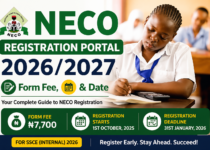 NECO Registration Portal 2026/2027: Form Fee, & Date