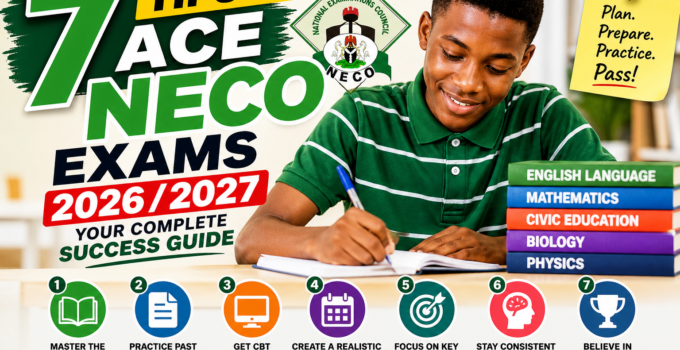 7 Tips to Ace NECO Exams 2026/2027: Your Complete Success Guide 7 Tips to Ace NECO Exams 2026
