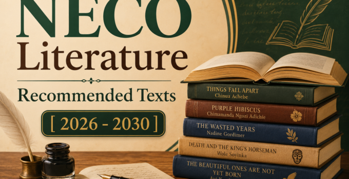 NECO Literature Recommended Texts [2026 - 2030]